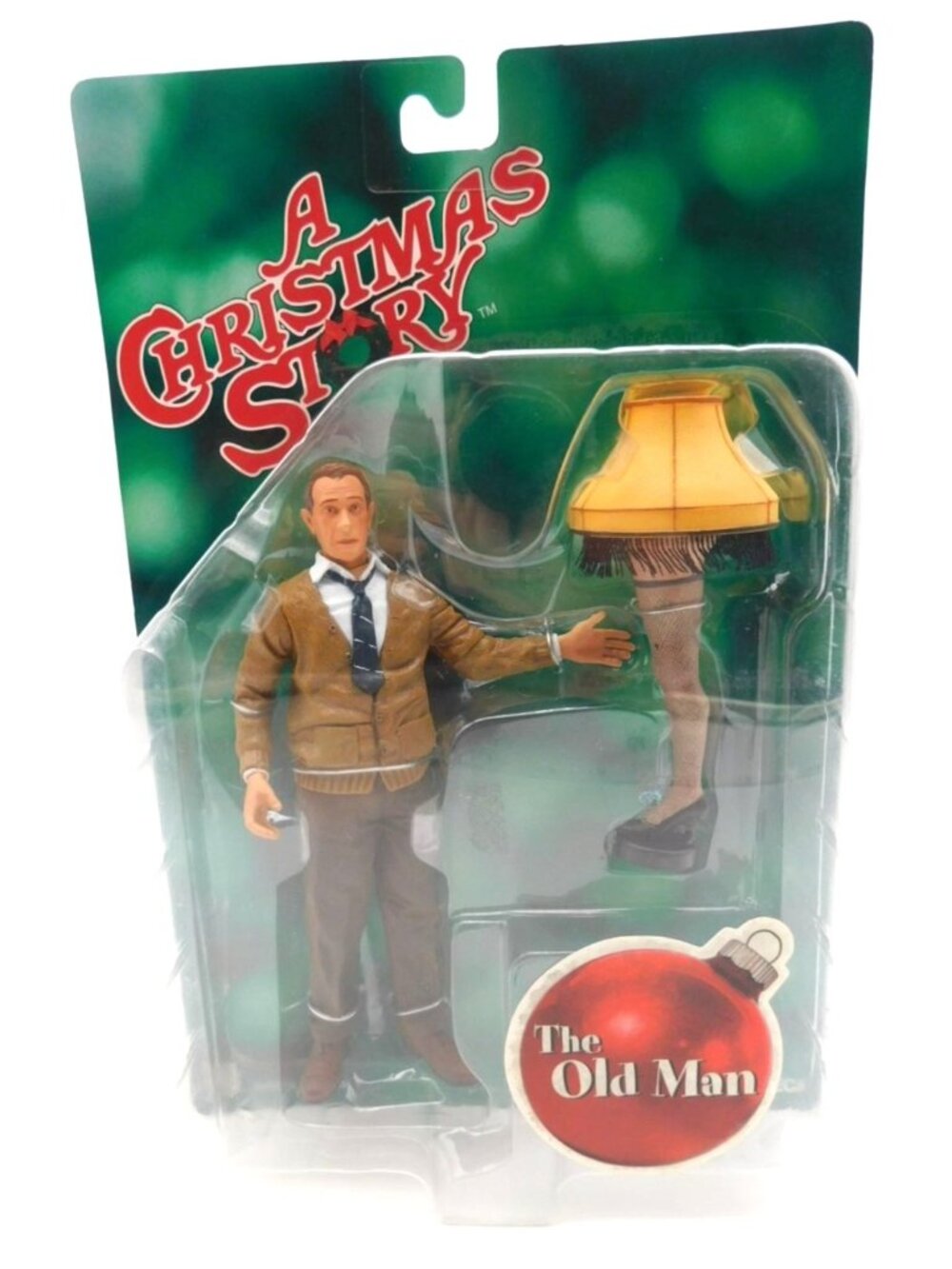 A Christmas Story The Old Man Action Figure With Leg Lamp Reel Toys NECA